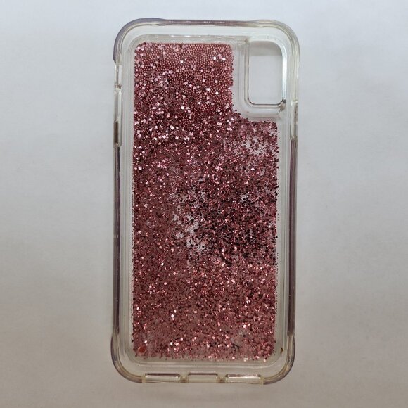 *Free with Purchase* Pink Waterfall Glitter Phone Case - Picture 3 of 6